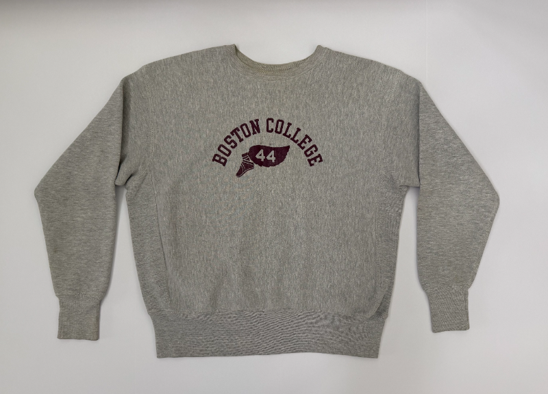 1970s Champion Reverse Weave Boston College Wing Foot Sweatshirt