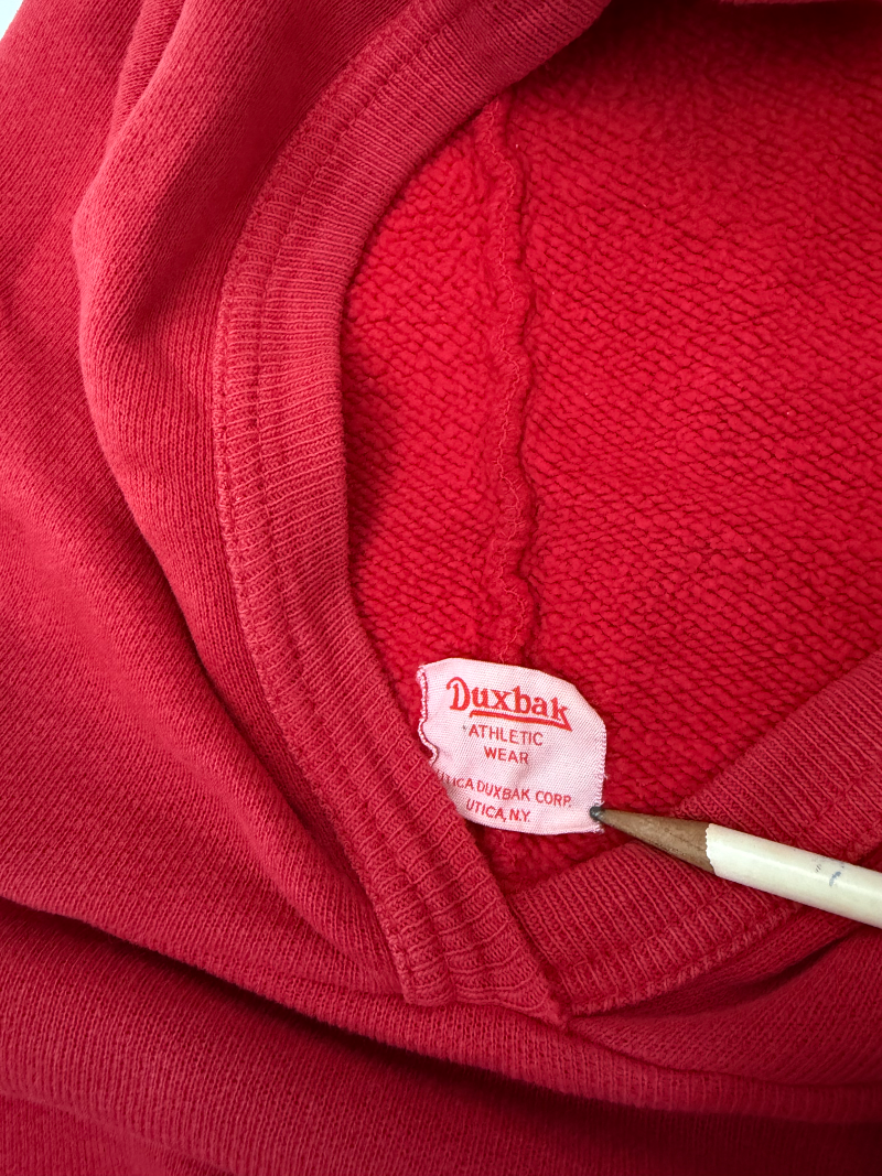 1930s Duxbak Two-Tone Lock Hood Sweatshirt