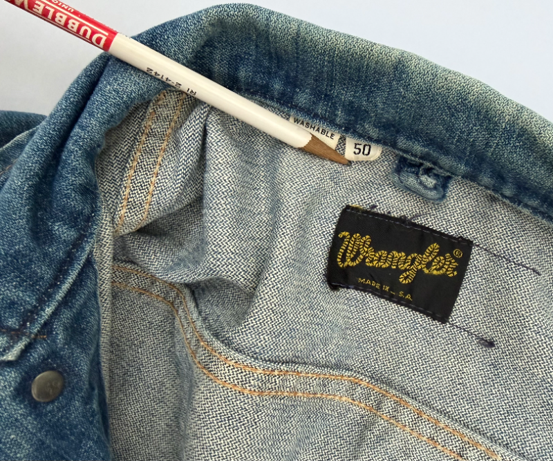 1960s Wrangler 124MJZ Pleated Denim Jacket