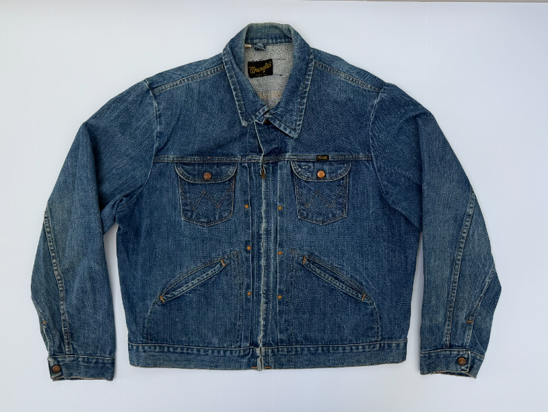 1960s Wrangler 124MJZ Pleated Denim Jacket