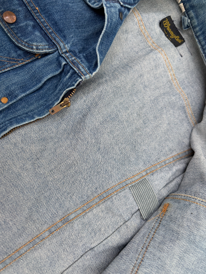 1960s Wrangler 124MJZ Pleated Denim Jacket