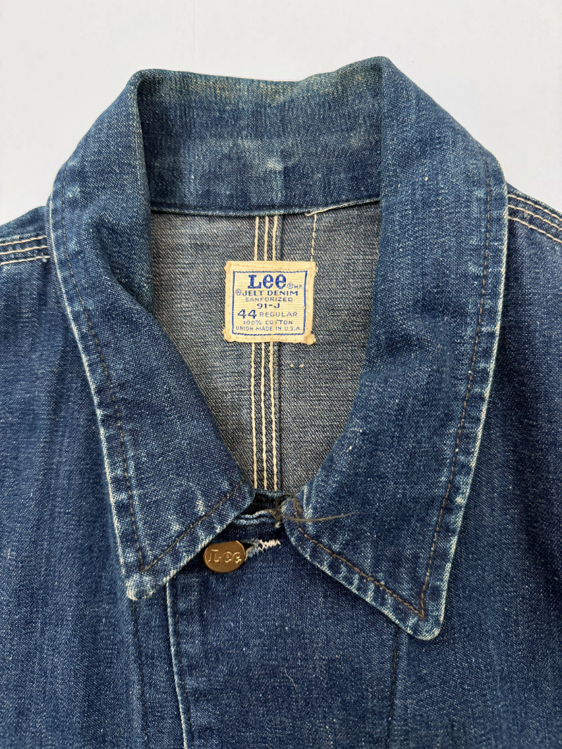 1960s Lee 91-J Denim Chore Coat