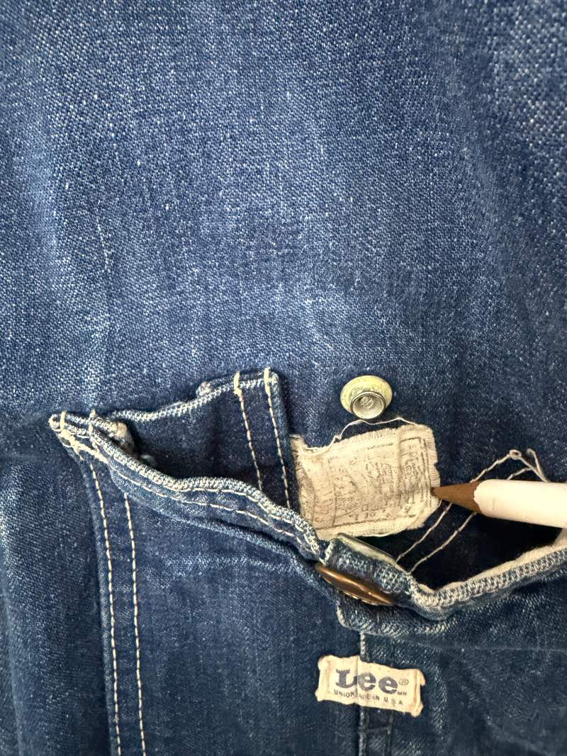 1960s Lee 91-J Denim Chore Coat