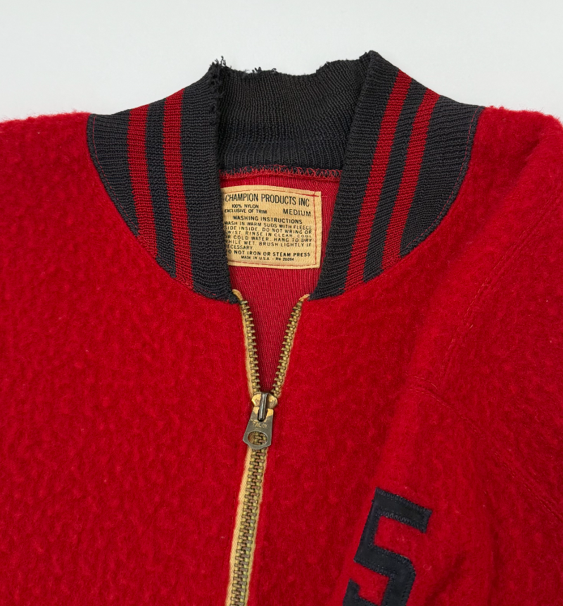 1960s Champion Seahawks Half-Zip Pile Warm-Up
