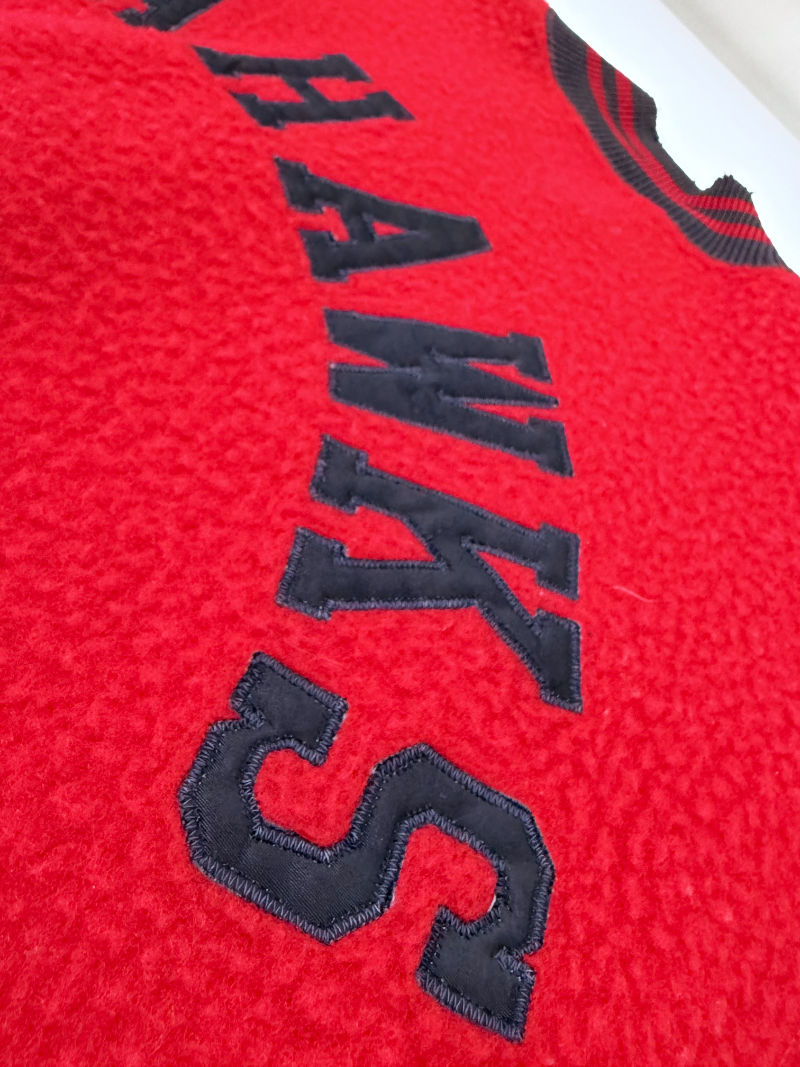 1960s Champion Seahawks Half-Zip Pile Warm-Up