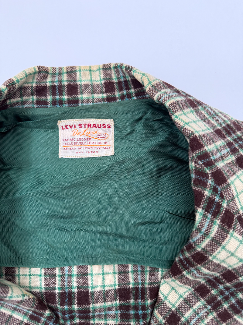 1940s Levi’s DeLuxe Plaid Sport Jacket