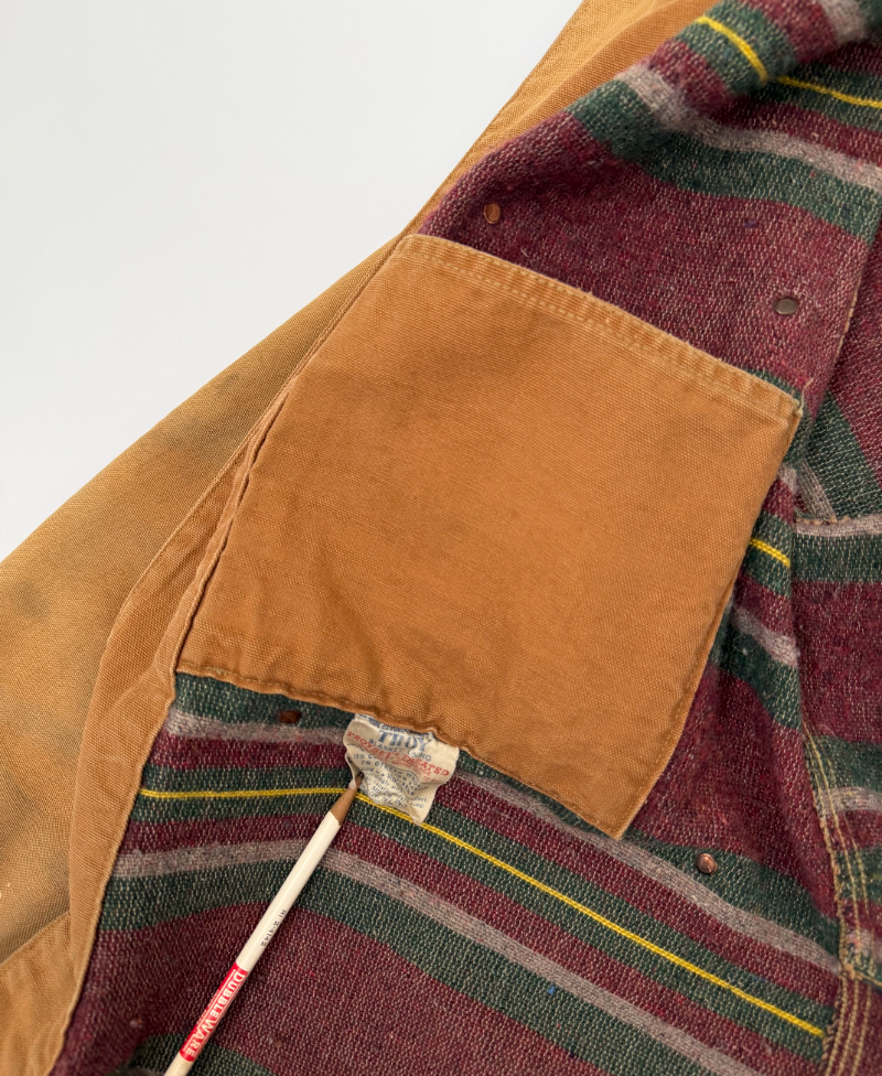 1960s Carhartt Headlight Finck Transition Label Chore Coat