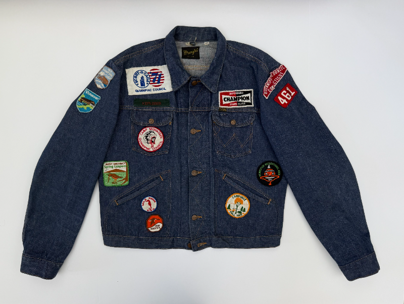 1960s Wrangler Selvedge Denim Jacket with Scout Patches