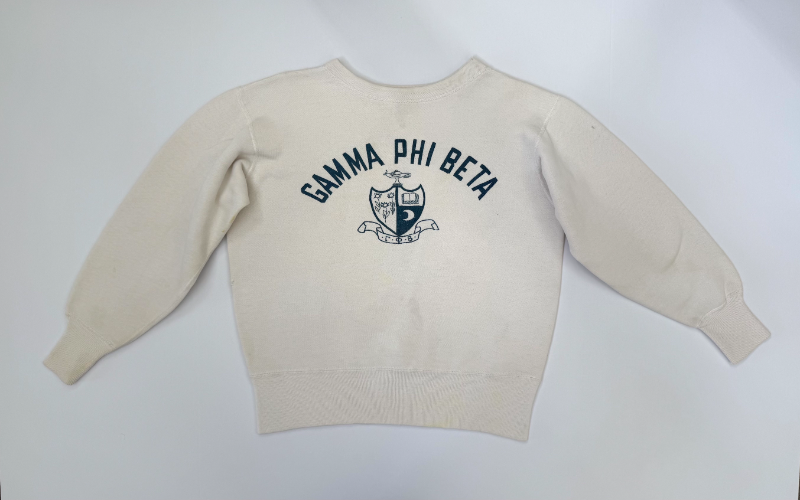 1950s Champion Running Man Gamma Phi Beta Sweatshirt
