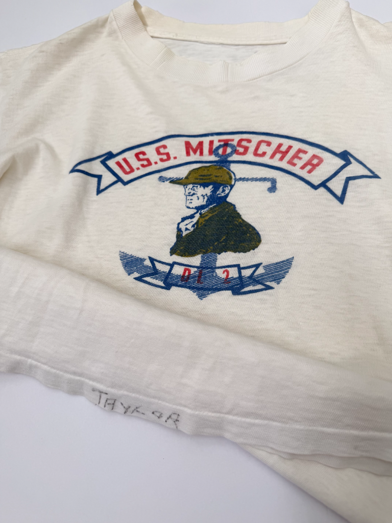 1950s U.S.S. Mitscher DD-927 Named Naval Military T‑Shirt