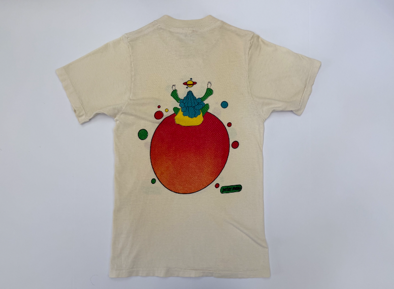 1960s-70s Peter Max Double-Sided Graphic T‑Shirt