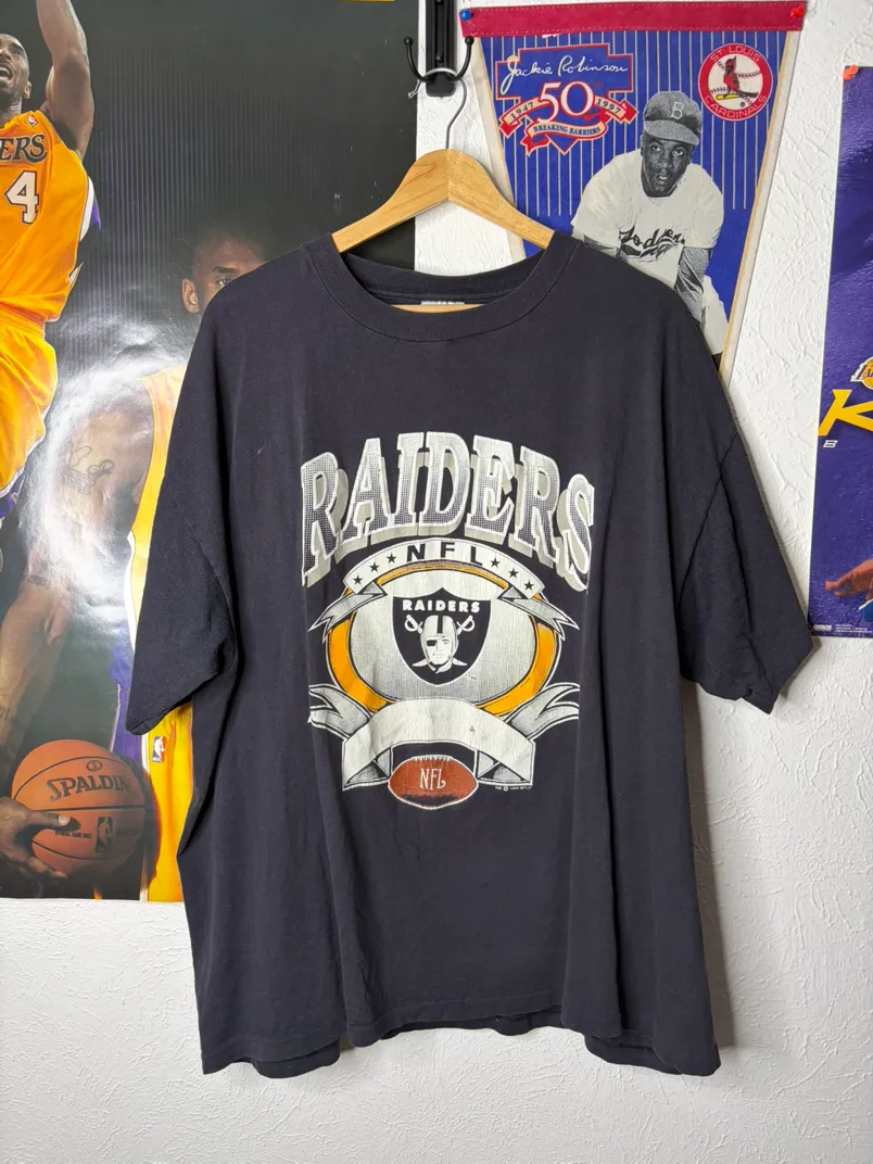 Vintage Tultex Raiders Cotton T-shirt