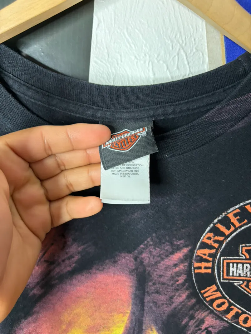 Harley-Davidson Men's Spooky Clown Graphic T-Shirt