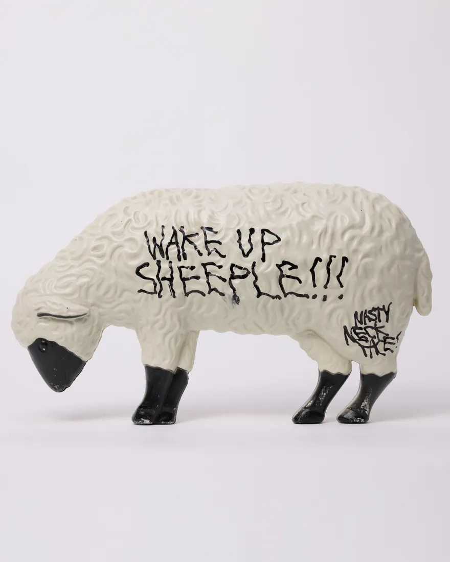 Neckface “Wake Up Sheeple” Art Piece