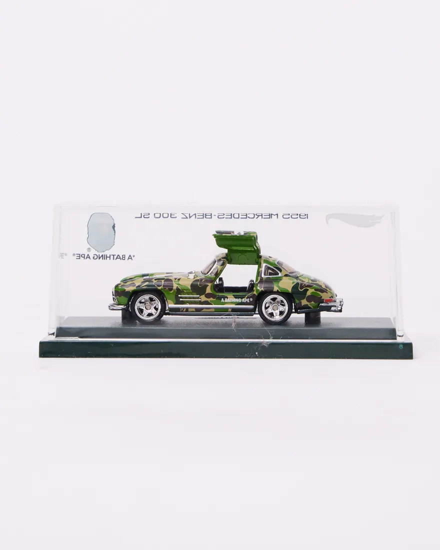 A Bathing Ape Mercedes-Benz 300 SL Camo Diecast Model