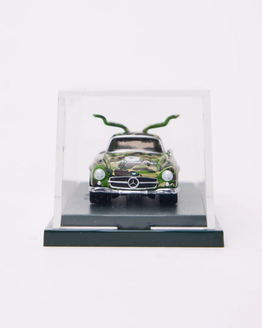 A Bathing Ape Mercedes-Benz 300 SL Camo Diecast Model