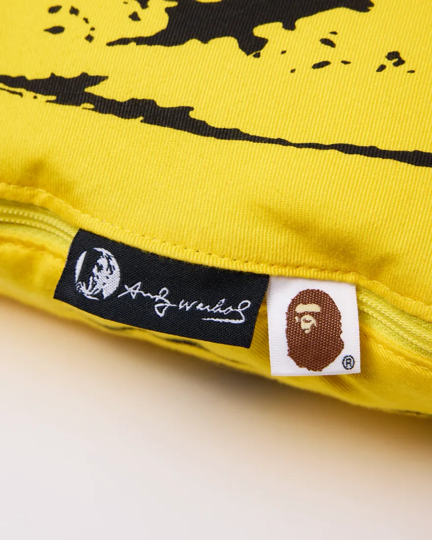 BAPE x Warhol Large Banana Green Camo Cushion