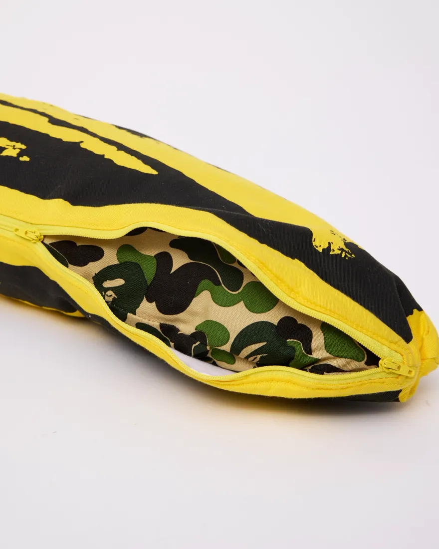 BAPE x Warhol Large Banana Green Camo Cushion