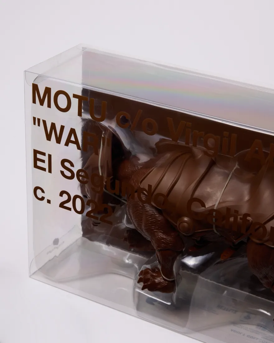 Virgil Abloh Off White x MOTU Battle Cat Figure