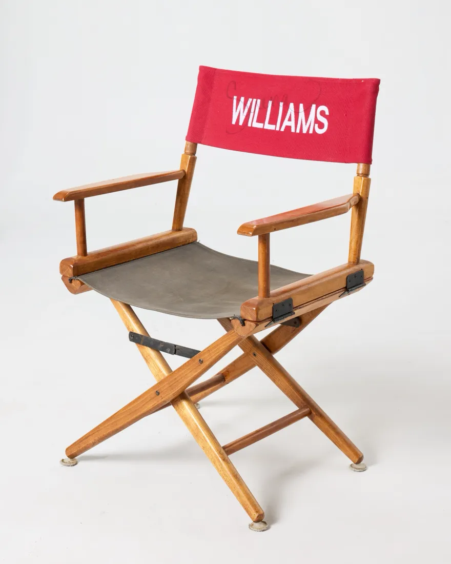 Signed Serena Williams Chair Back & Directors Chair