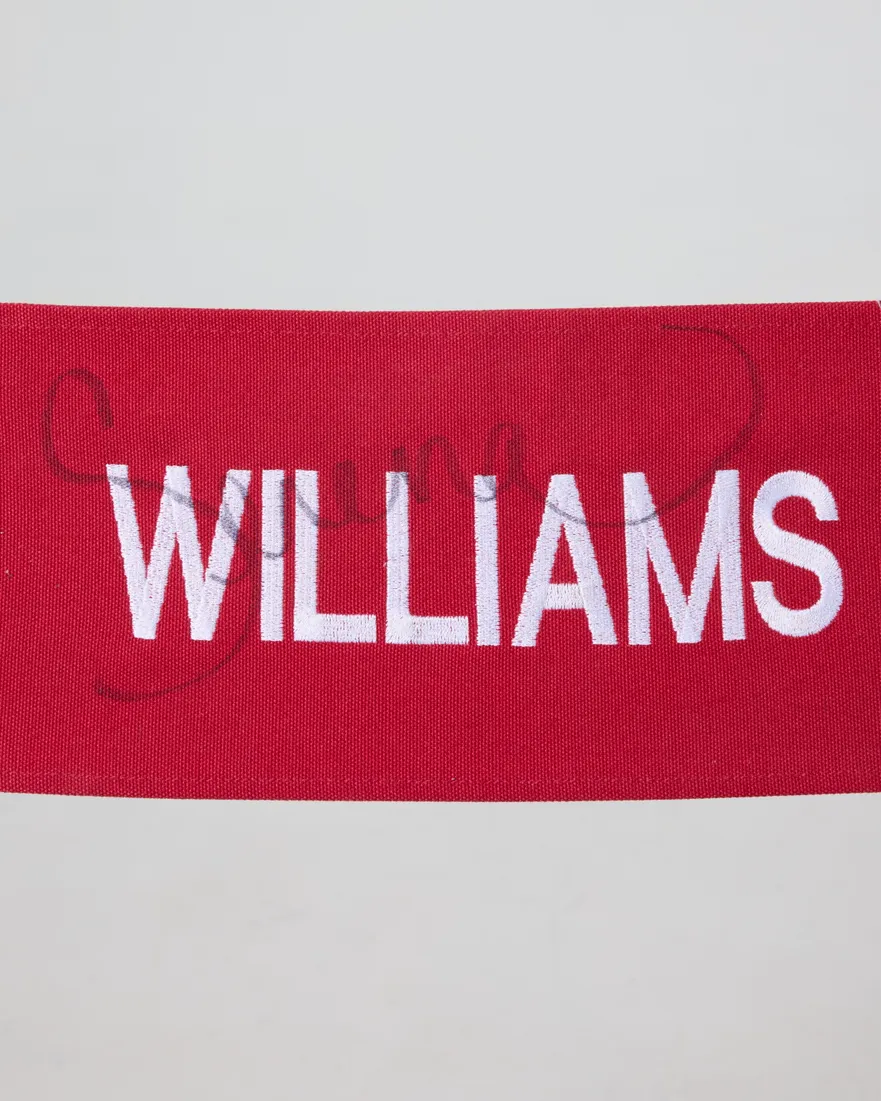 Signed Serena Williams Chair Back & Directors Chair