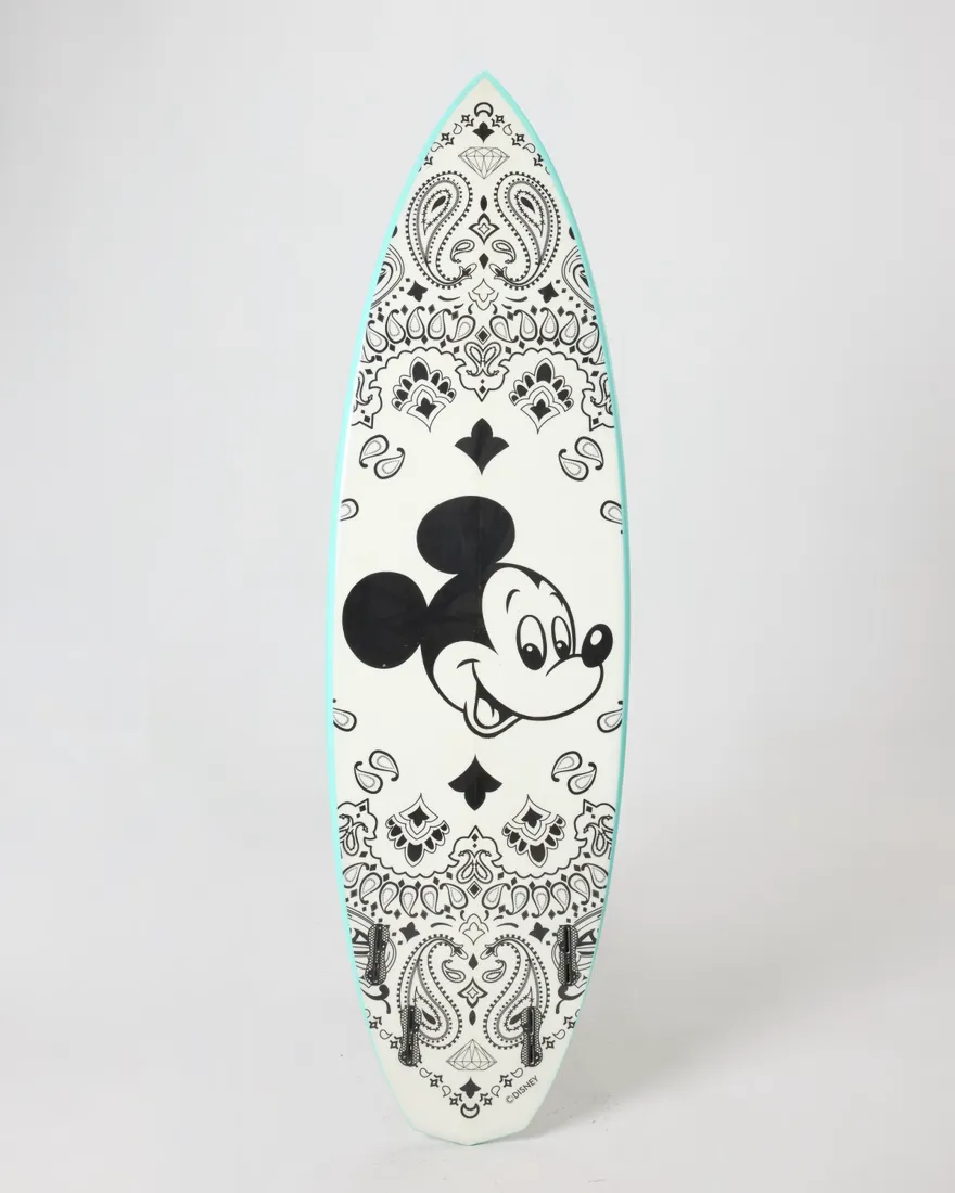 Diamond Supply x Disney Mickey 6ft Surfboard