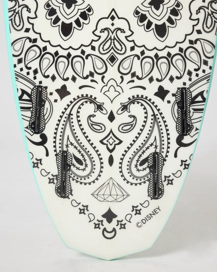 Diamond Supply x Disney Mickey 6ft Surfboard