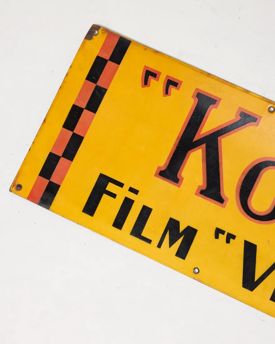 Vintage Kodak Film Enamel Sign #1
