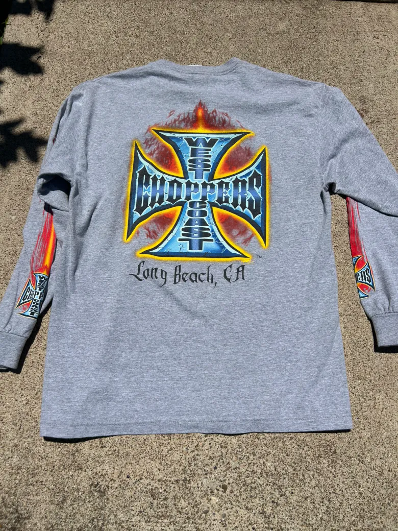 West Coast Choppers Long Beach CA Long Sleeve T-Shirt