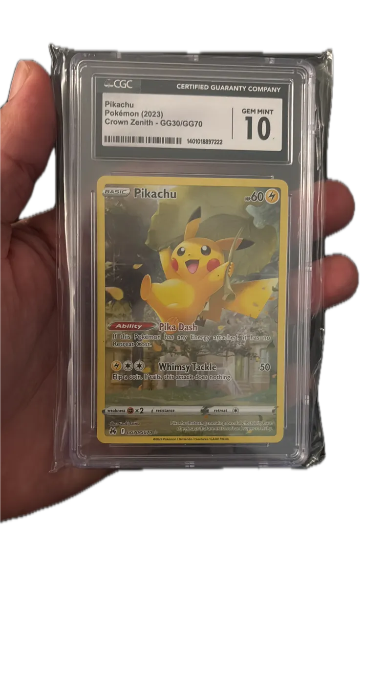 Pikachu Pokemon (2023) Crown Zenith GG30/GG70 Gem Mint 10 Card