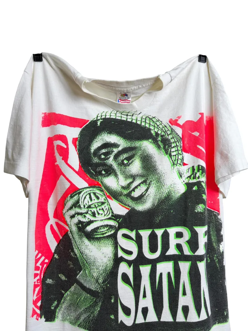 1990s Don Rock SURF SATAN tee