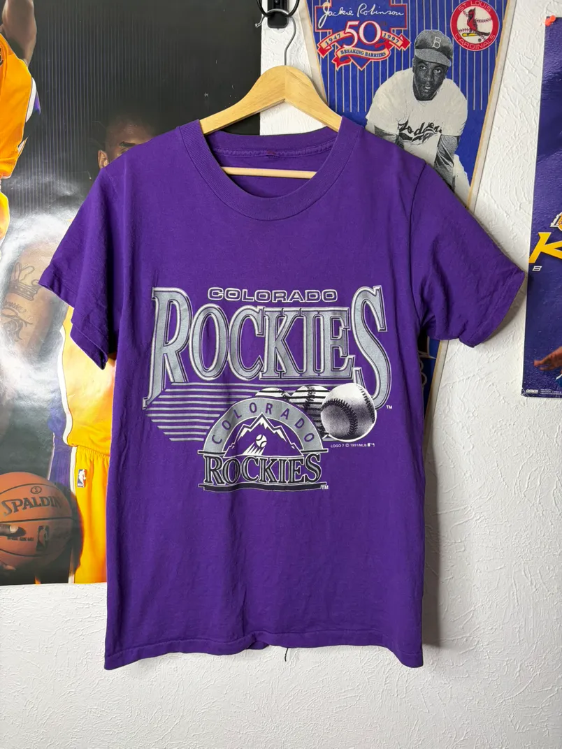 Colorado Rockies Vintage Baseball T-Shirt
