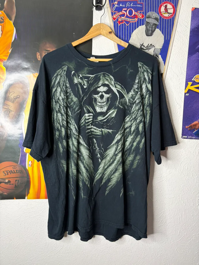 Grim Reaper Wings T-Shirt