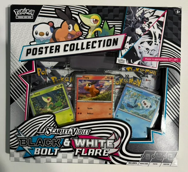 Black bolt & white flare poster collection