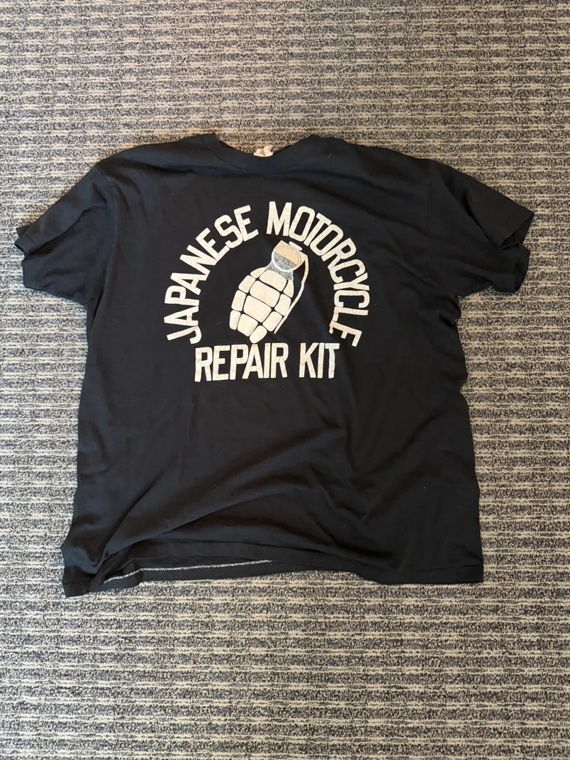 60s Japanese Motorcycle Repair Kit Graphic T-Shirt