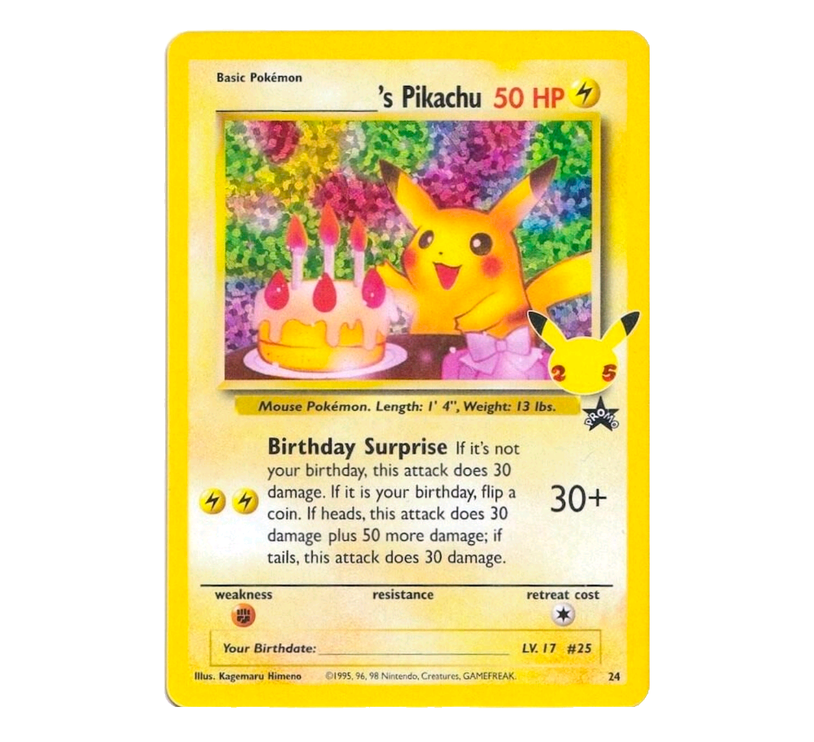 PSA 9 ______'s Pikachu - Celebrations: Classic Collection