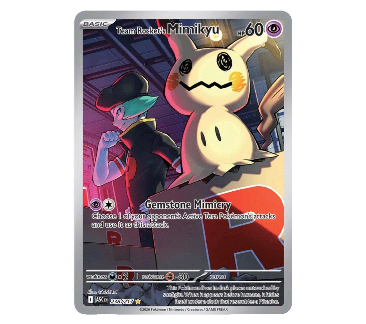 Team Rocket's Mimikyu - 238/217 - ME: Ascended Heroes