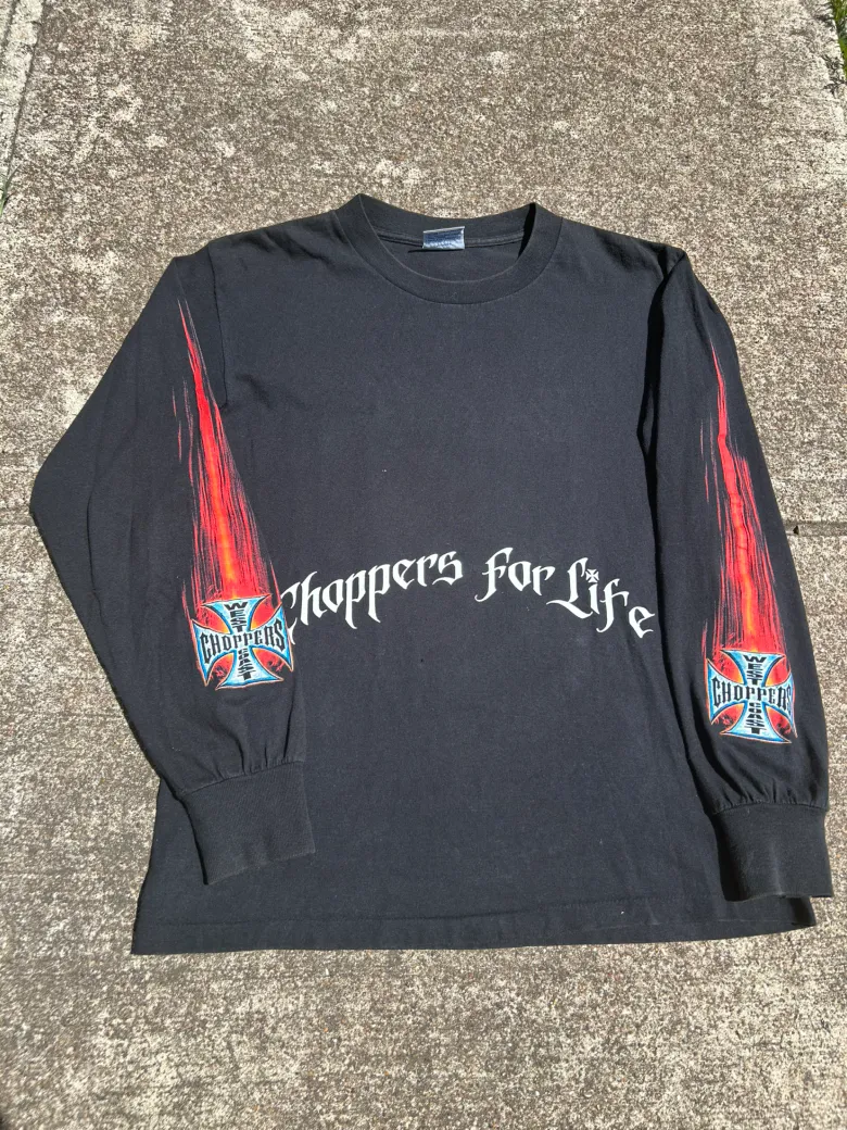 West Coast Choppers For Life Long Sleeve T-Shirt
