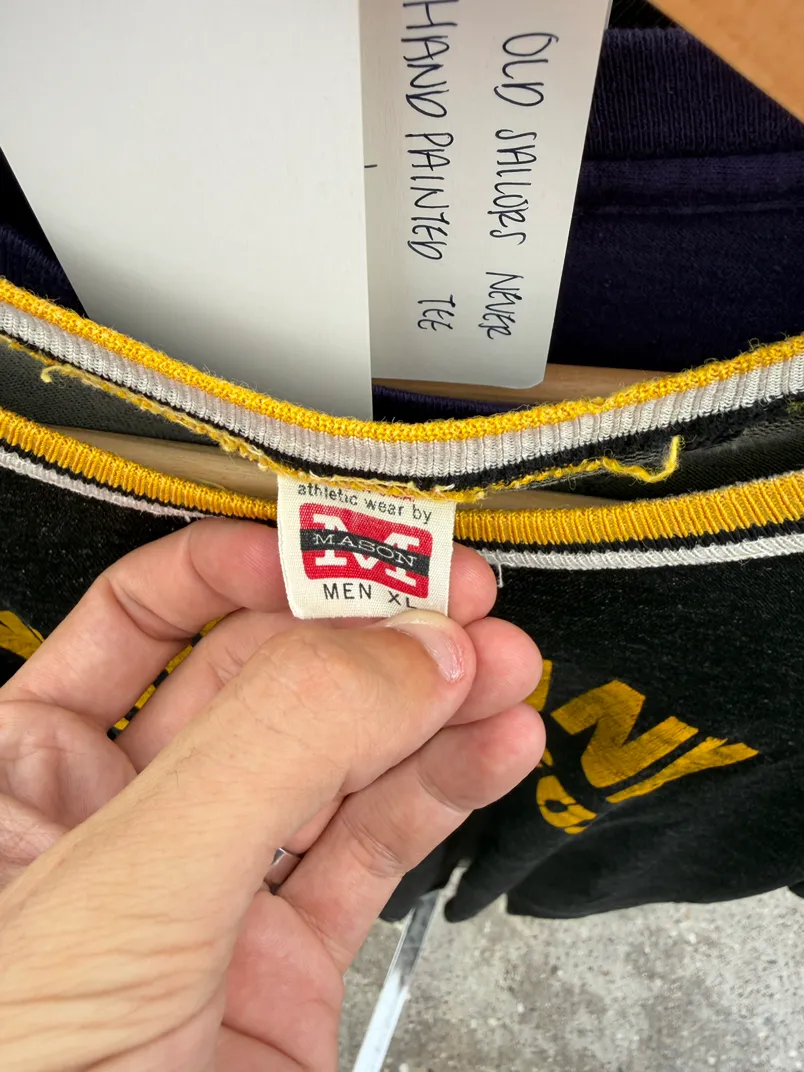 1960s black durene jersey