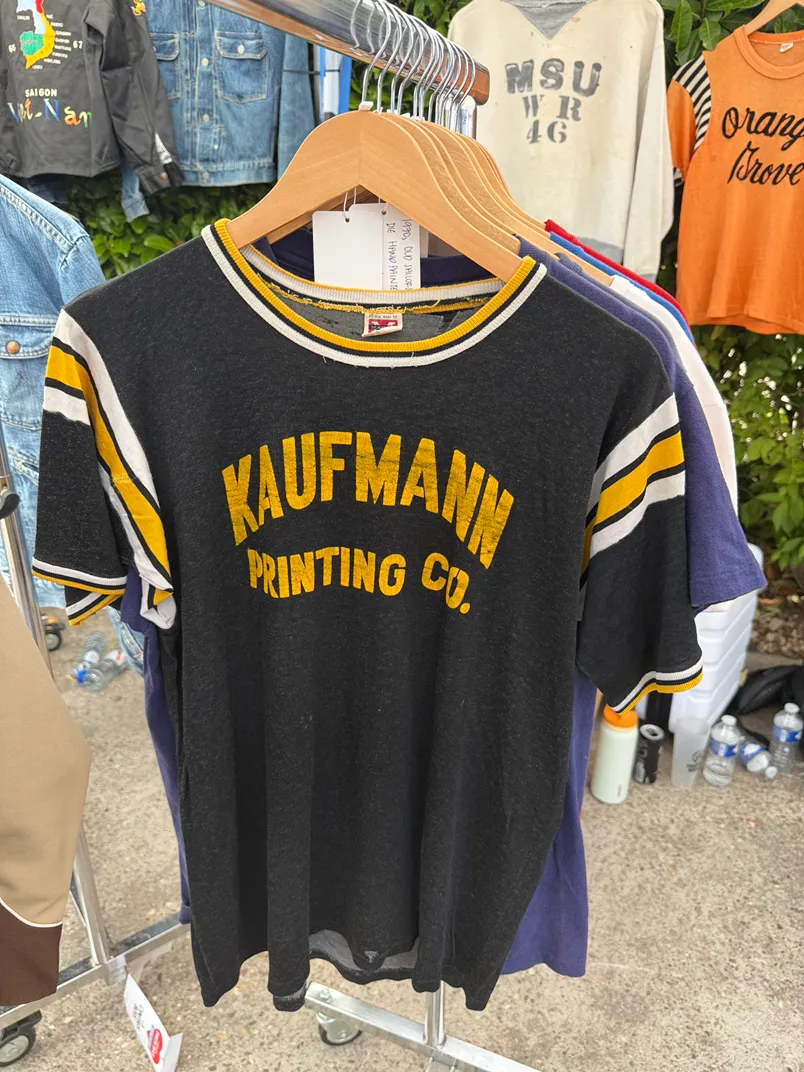 1960s black durene jersey