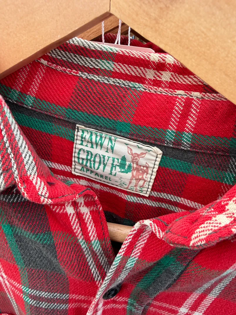 1960s fawn grove red flannel