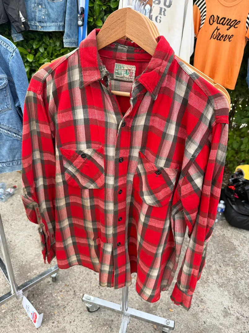 1960s repaired fawn grove red flannel