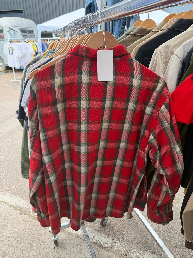 1960s repaired fawn grove red flannel