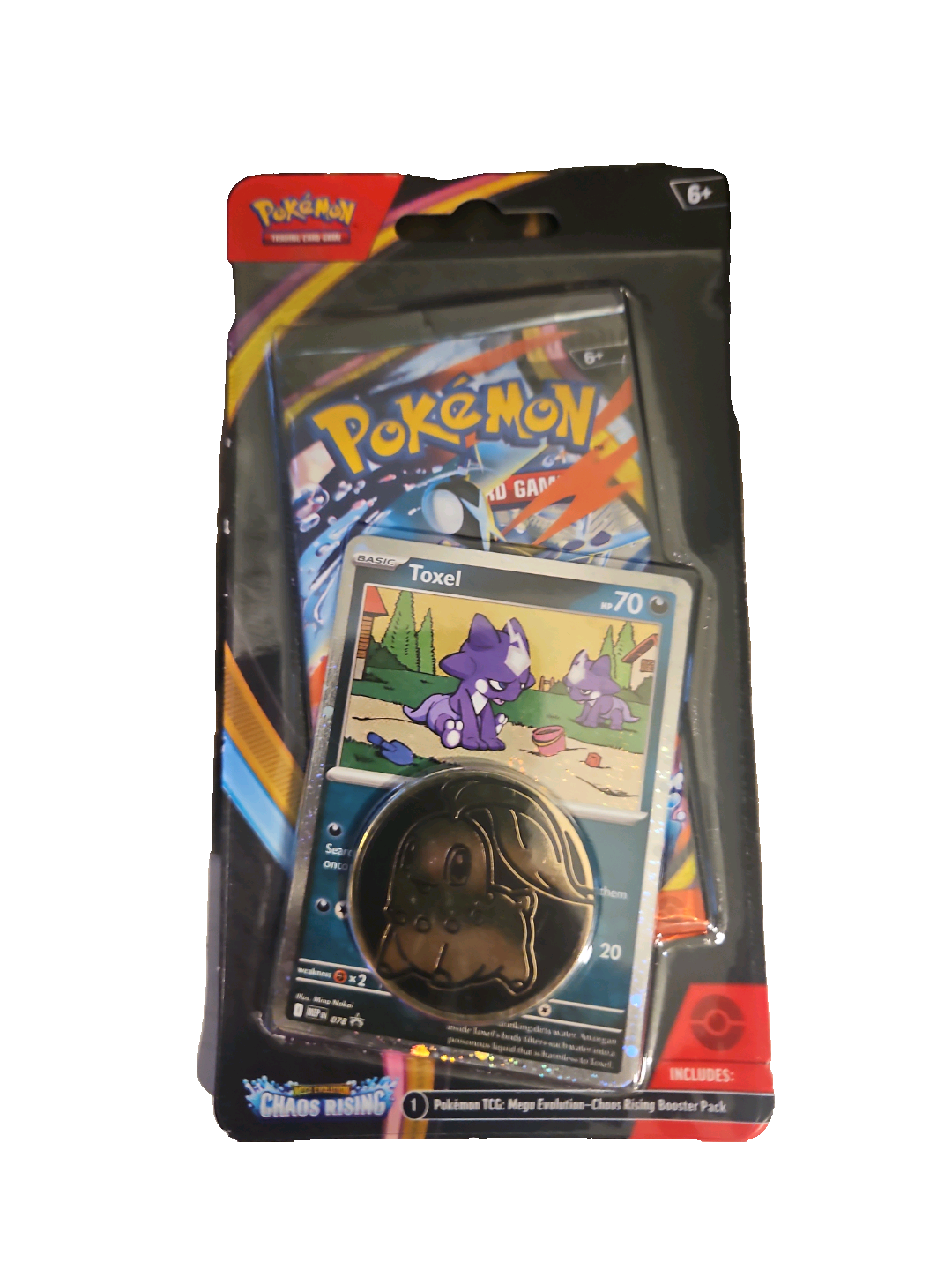 Pokemon TCG Toxel Chaos Rising Mega Evolution Booster Pack
