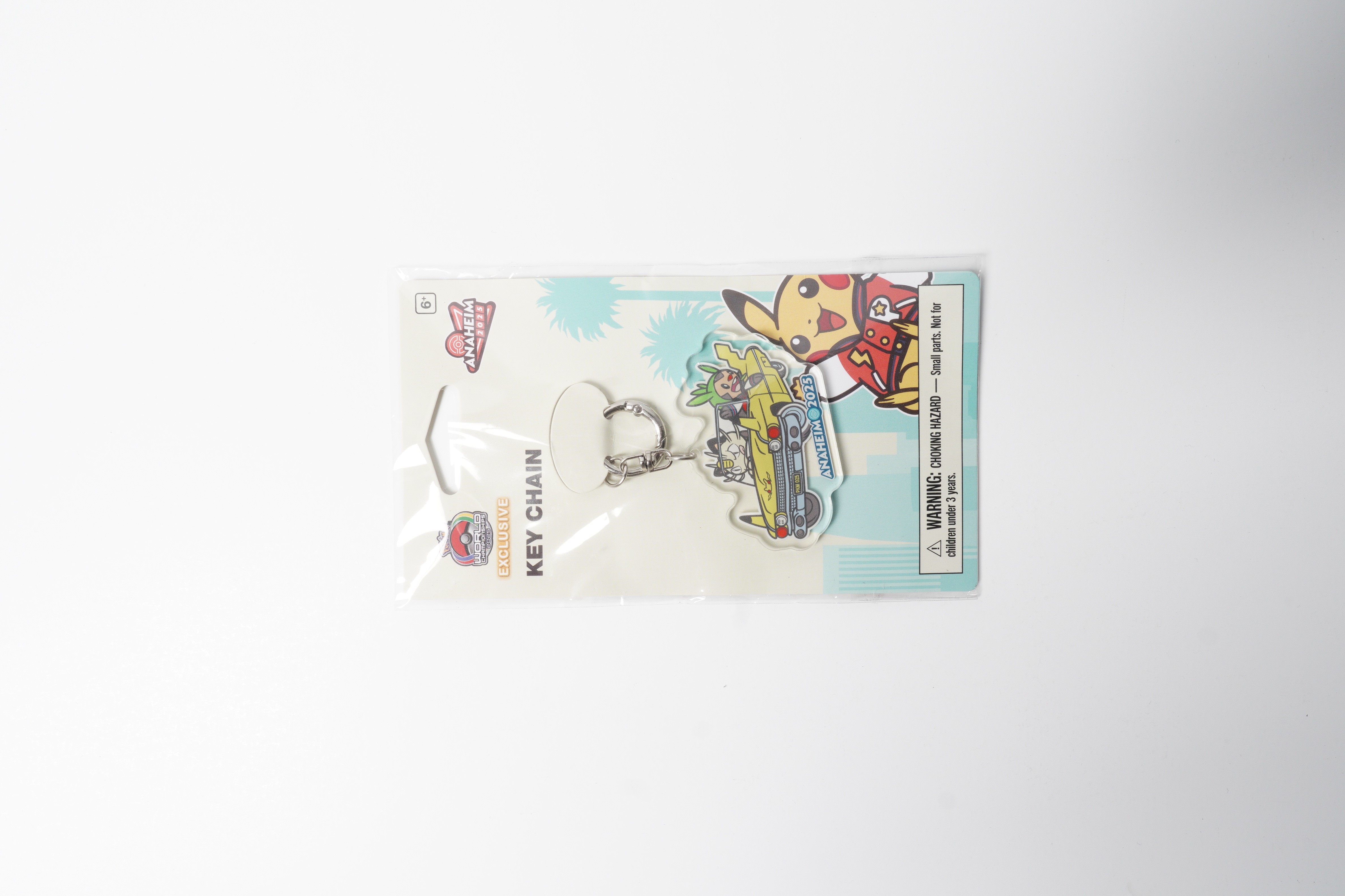 Pokemon World Championship 2025 Anaheim car scene acrylic keychain