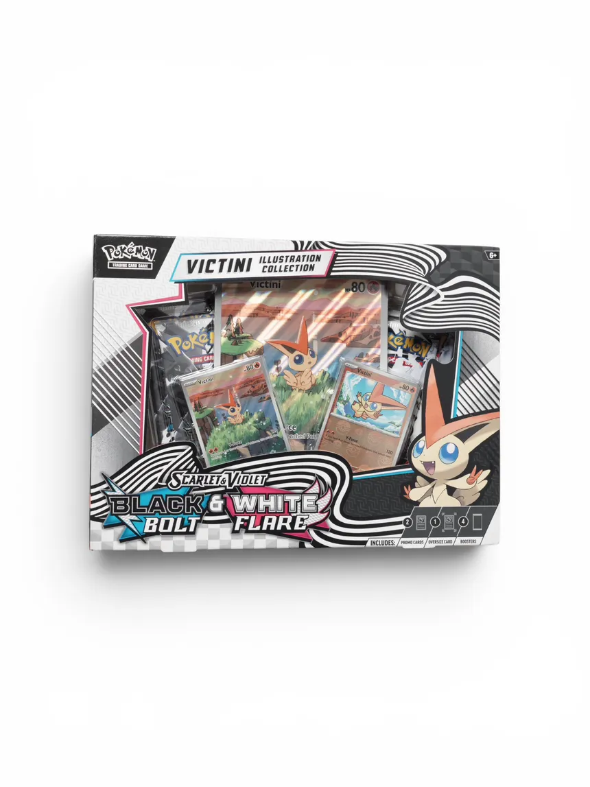 S&V Black Bolt/White Flare Victini Illustration Collection