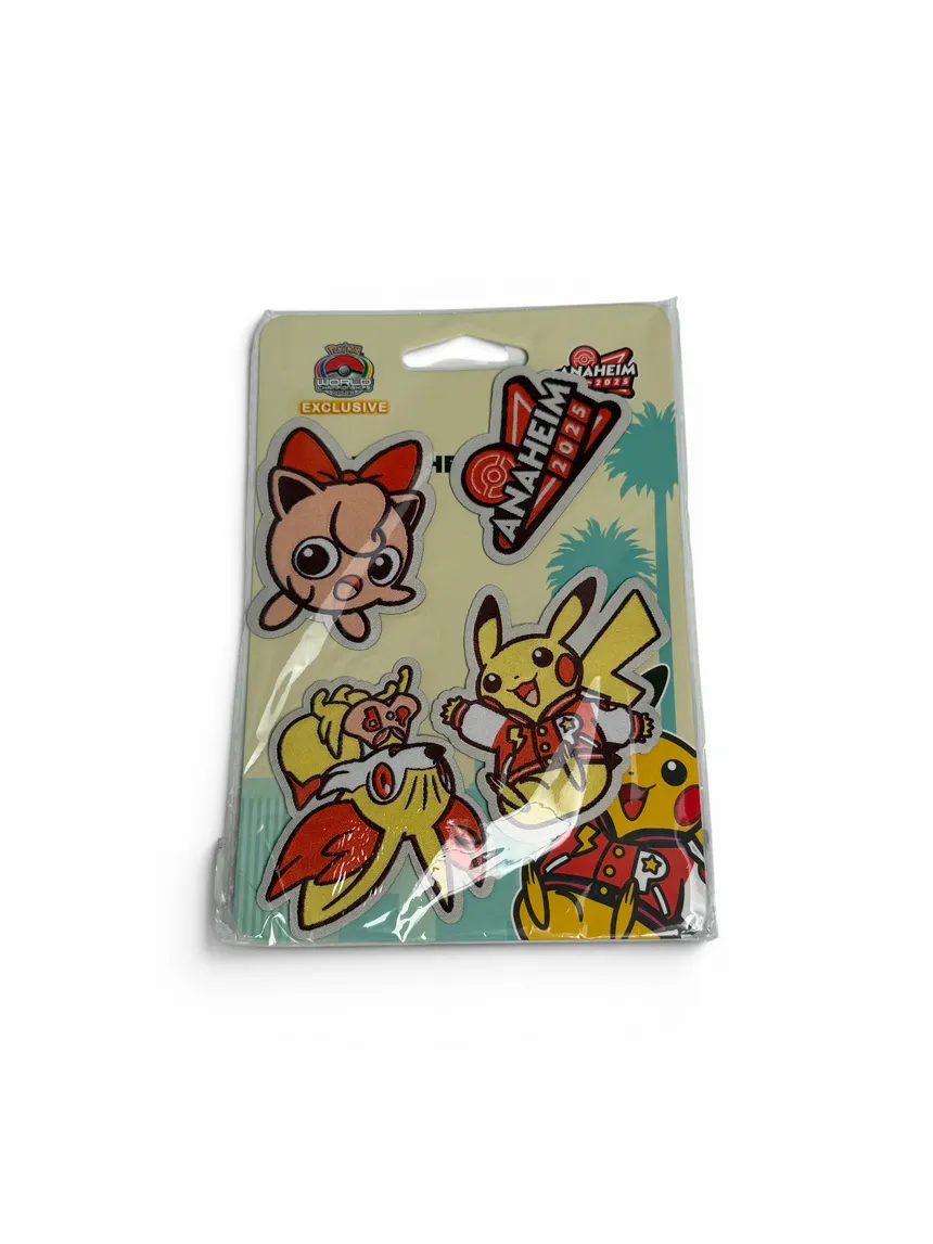 PKC Worlds Anaheim 25’ Patches & Pins Set