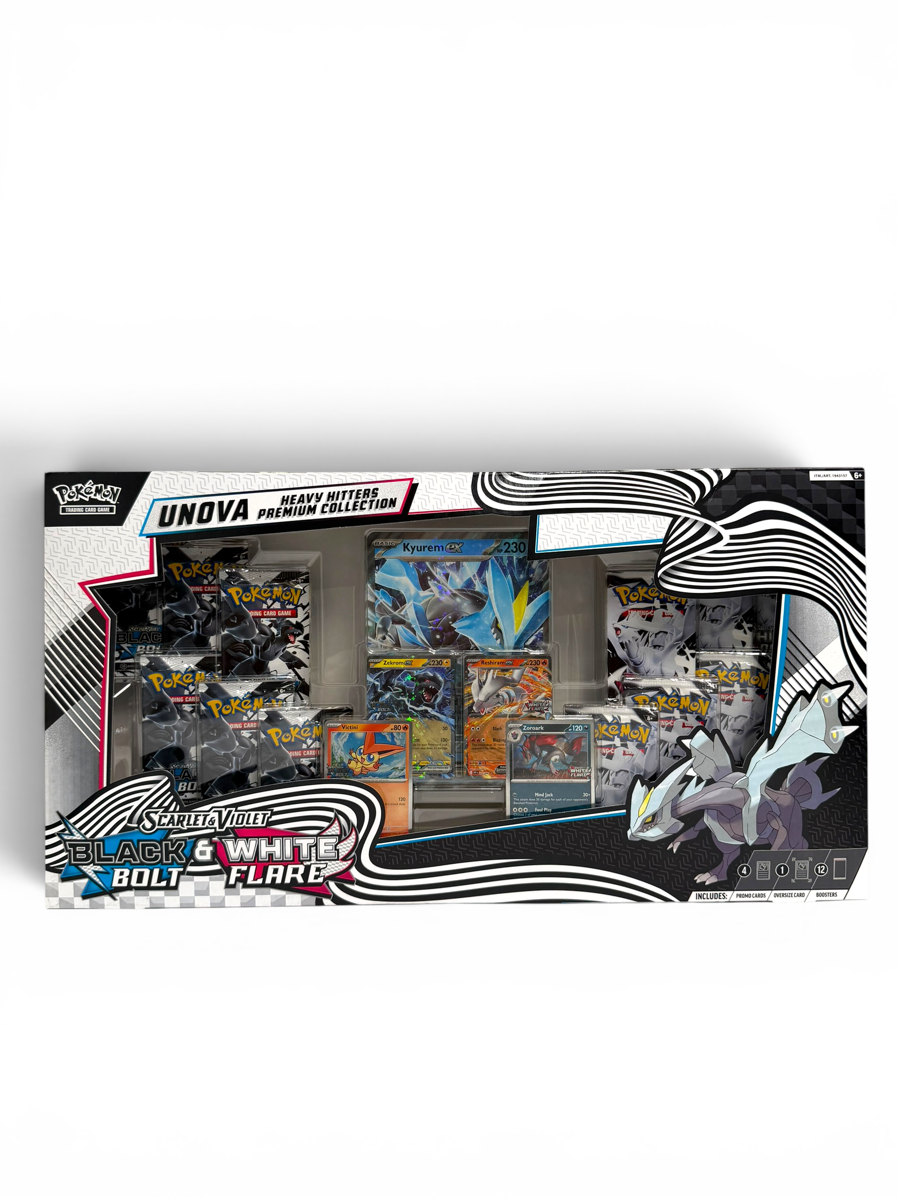 Pokemon Scarlet & Violet Black Bolt & White Flare Unova Heavy Hitters Premium Collection