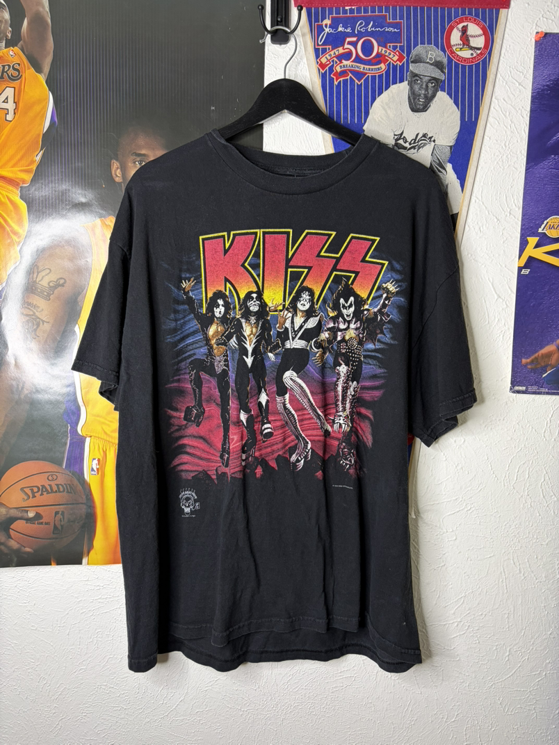Vintage KISS Rock Band Graphic T-Shirt