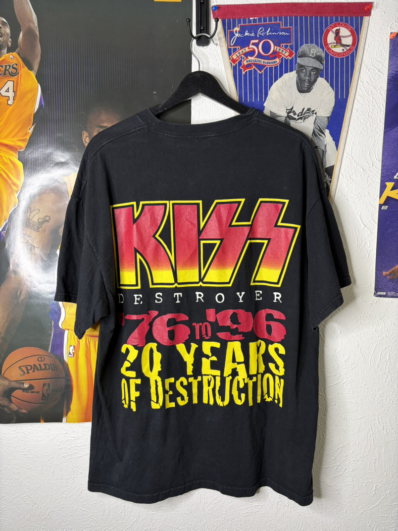 Vintage KISS Rock Band Graphic T-Shirt
